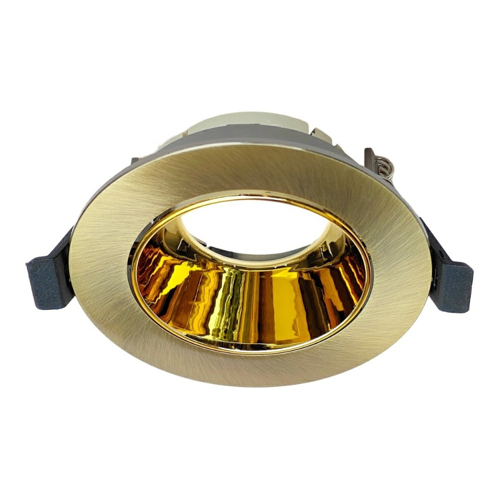 Round Brush Bronze MR16 GU10 Fixture Nickle Reflector