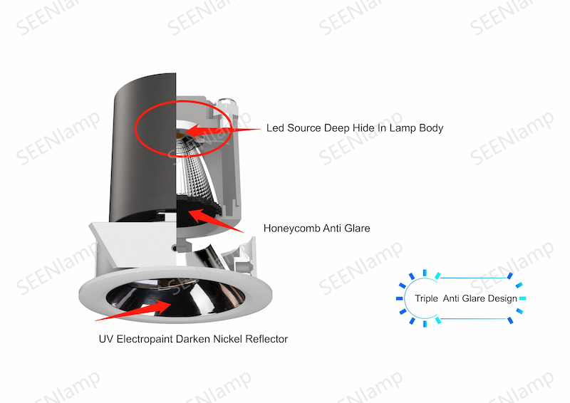 Anti Glare Led Downlight