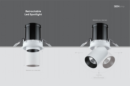 The Advantages Of Seenlamp Lighting's Retractable Downlights For Commercial Lighting