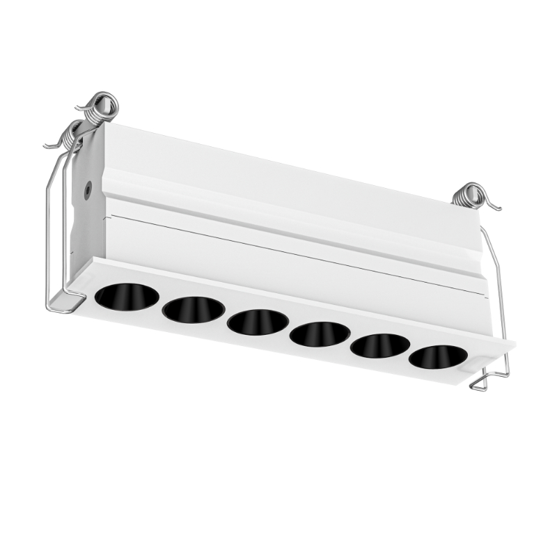 Recessed Multi-head Led Linear Downlight Laser Blade Light 6W 12W 24W